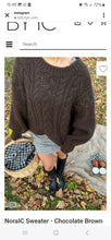 Last inn bildet i Galleri-visningsprogrammet, Nora IC brun genser