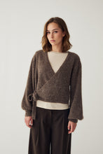 Last inn bildet i Galleri-visningsprogrammet, N-maelee knit cardigan timer Brown melange