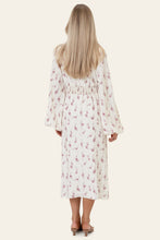 Last inn bildet i Galleri-visningsprogrammet, Adaic long dress offwhite vintage rose