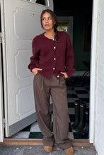 Last inn bildet i Galleri-visningsprogrammet, Ida Ic burgunder cardigan