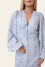 Last inn bildet i Galleri-visningsprogrammet, Adaic long dress soft blue blossom