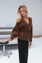 Last inn bildet i Galleri-visningsprogrammet, IdaIC Wrap Cardigan - Dark Brown