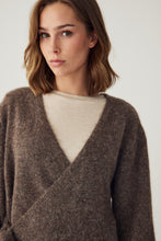 Last inn bildet i Galleri-visningsprogrammet, N-maelee knit cardigan timer Brown melange