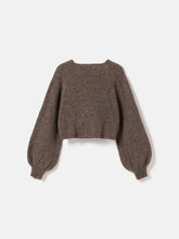 Last inn bildet i Galleri-visningsprogrammet, N-maelee knit cardigan timer Brown melange