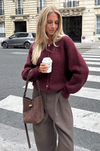 Last inn bildet i Galleri-visningsprogrammet, Ida Ic burgunder cardigan