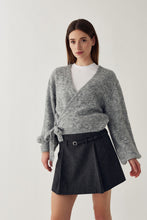 Last inn bildet i Galleri-visningsprogrammet, N-maelee knit cardigan medium grey melange