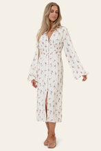 Last inn bildet i Galleri-visningsprogrammet, Adaic long dress offwhite vintage rose