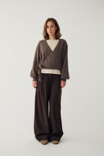 Last inn bildet i Galleri-visningsprogrammet, N-maelee knit cardigan timer Brown melange