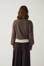 Last inn bildet i Galleri-visningsprogrammet, N-maelee knit cardigan timer Brown melange