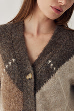 Last inn bildet i Galleri-visningsprogrammet, N-laiana knit cardigan Ashton Brown mix