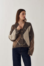 Last inn bildet i Galleri-visningsprogrammet, N-laiana knit cardigan Ashton Brown mix