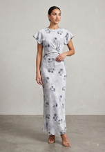 Last inn bildet i Galleri-visningsprogrammet, Gista-dr1 grey flower kjole