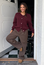 Last inn bildet i Galleri-visningsprogrammet, Ida Ic burgunder cardigan