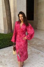 Last inn bildet i Galleri-visningsprogrammet, Adaic long dress soft rose print