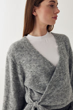 Last inn bildet i Galleri-visningsprogrammet, N-maelee knit cardigan medium grey melange