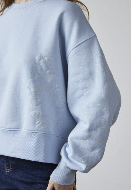 HIKE-SW3 blå sweatshirt