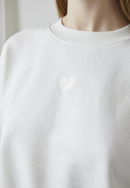 HIKE-SW7 hvit sweatshirt