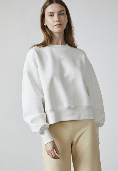 HIKE-SW7 hvit sweatshirt