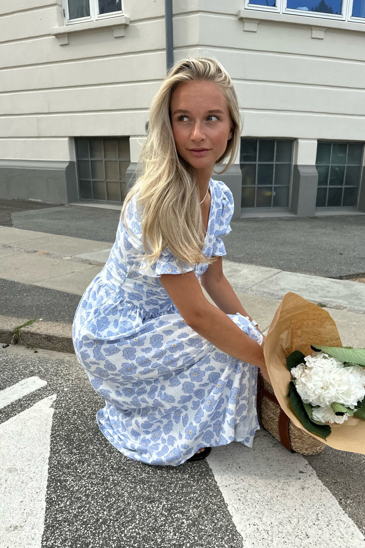 Adel IC blå kjole