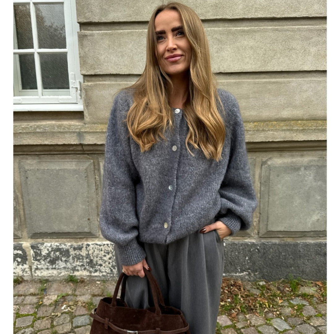 Ida IC grå cardigan