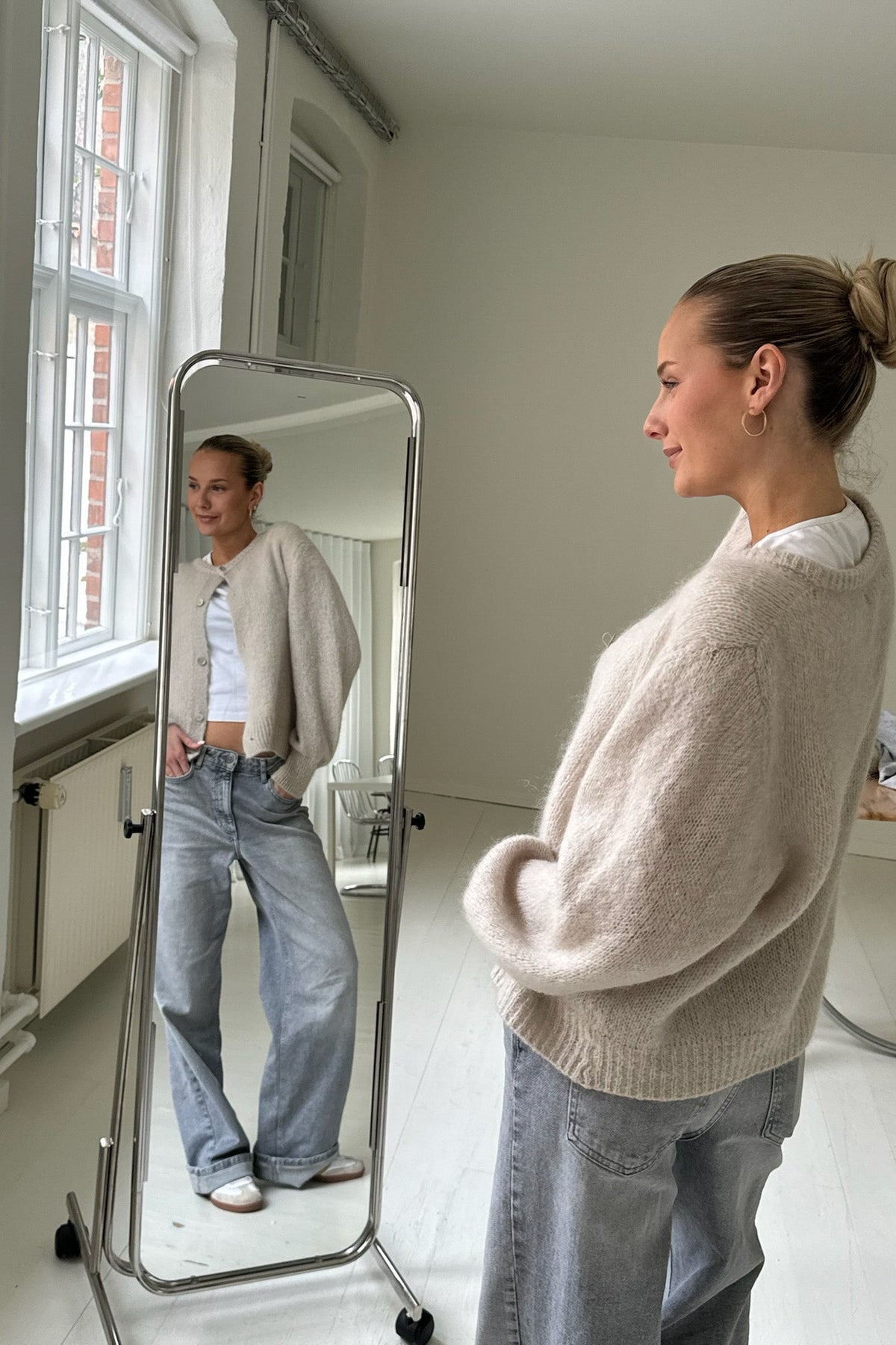 Ida Ic beige cardigan