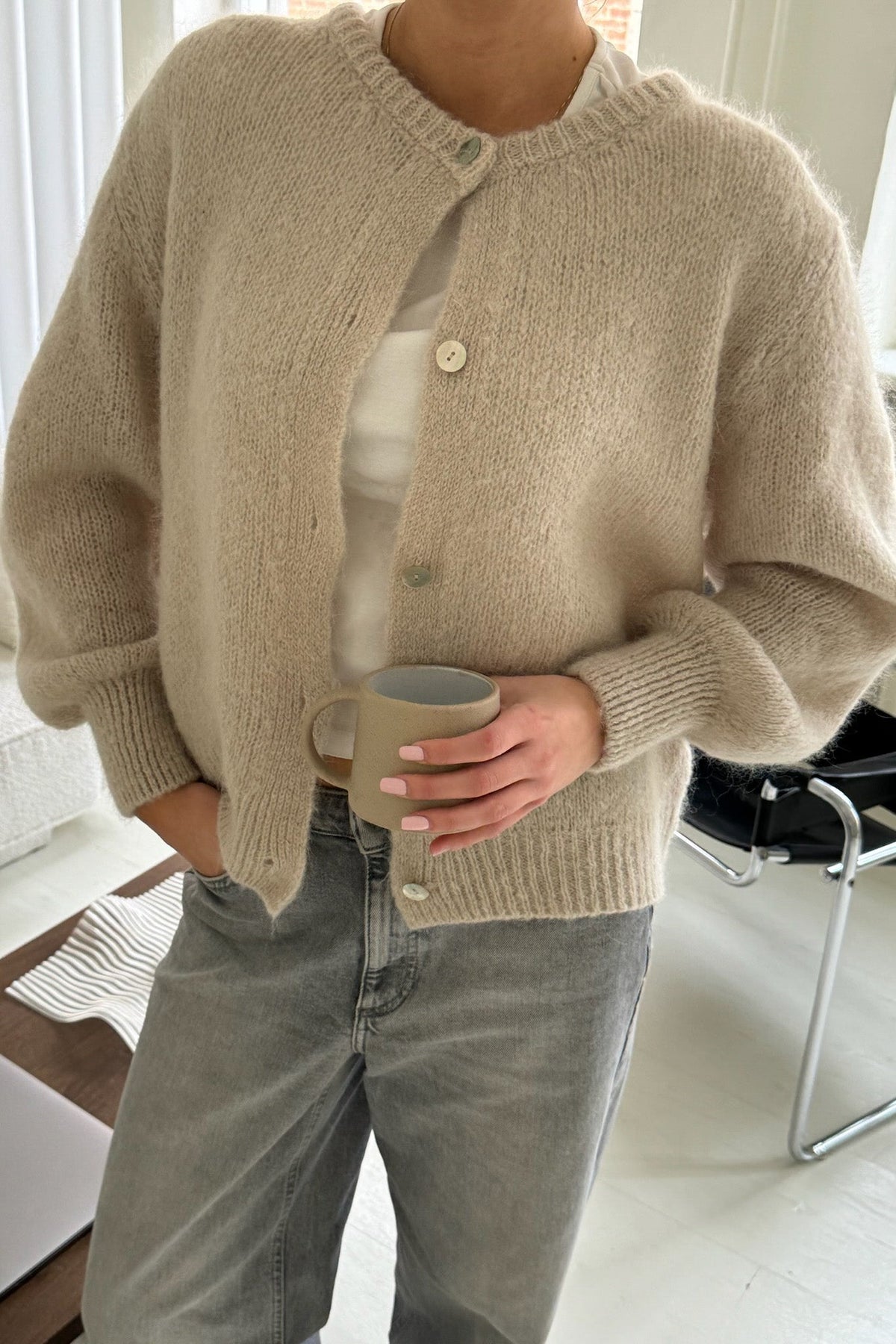 Ida Ic beige cardigan