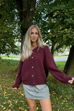 Last inn bildet i Galleri-visningsprogrammet, Ida Ic burgunder cardigan
