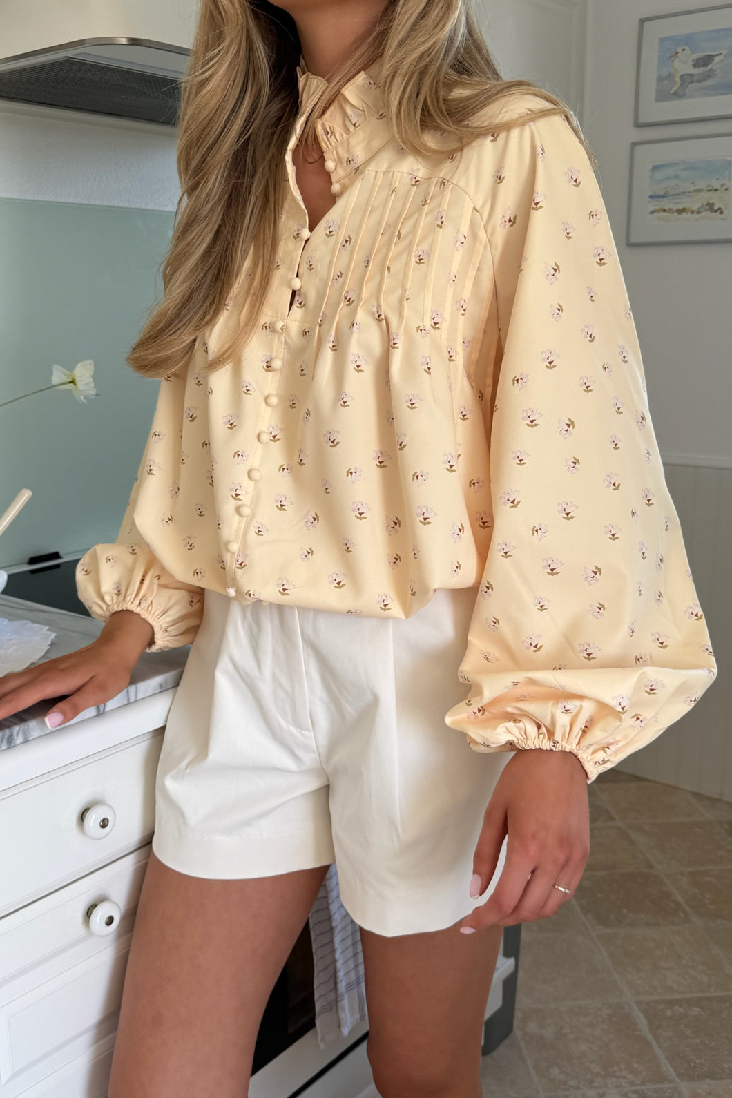 Inbegorg IC yellow bluse