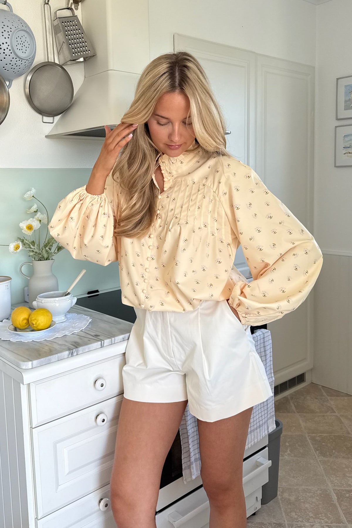 Inbegorg IC yellow bluse