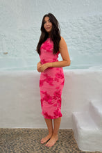 Last inn bildet i Galleri-visningsprogrammet, MiraIC Mesh kjole - Fuchsia Pink Flower
