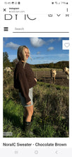 Last inn bildet i Galleri-visningsprogrammet, Nora IC brun genser
