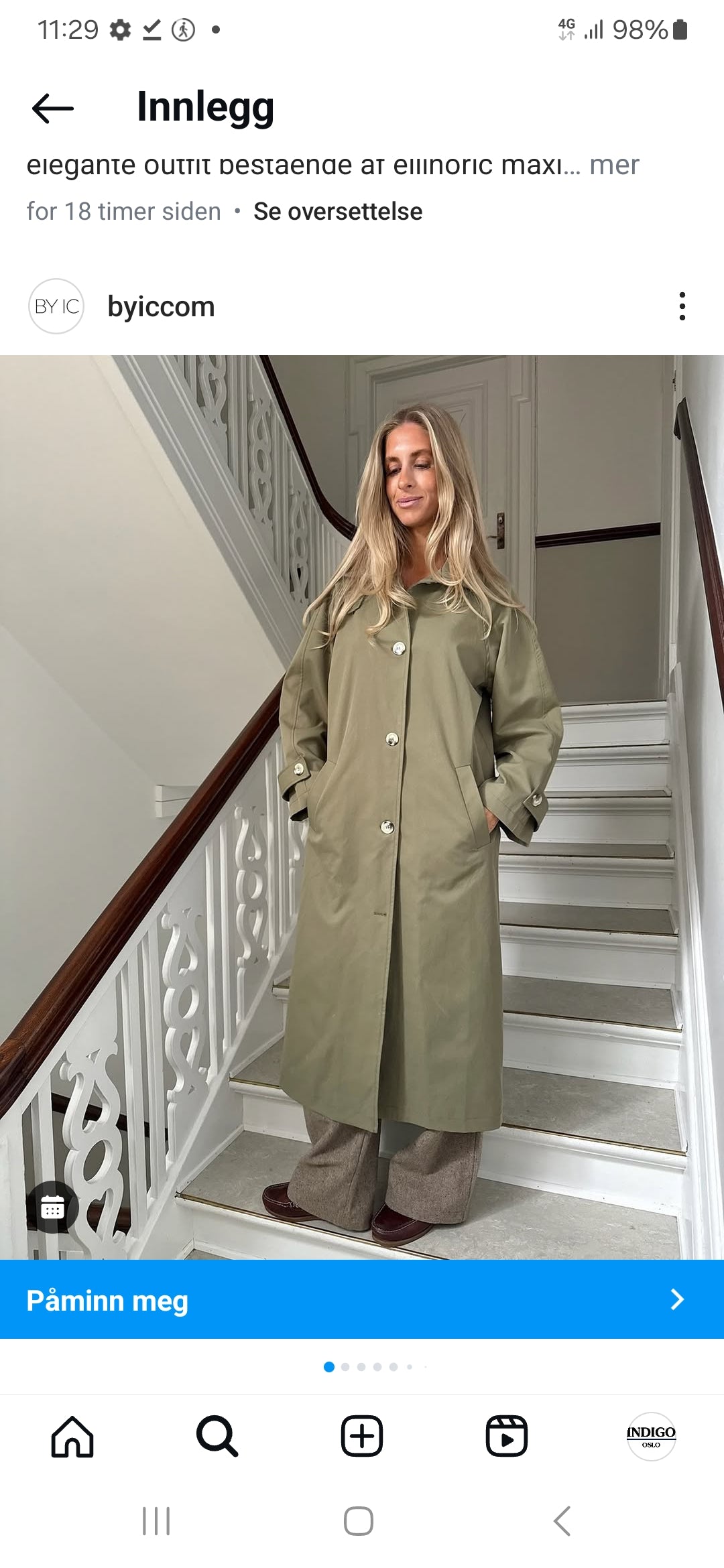 Ava IC trenchcoat khaki