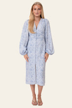 Last inn bildet i Galleri-visningsprogrammet, Adaic long dress soft blue blossom
