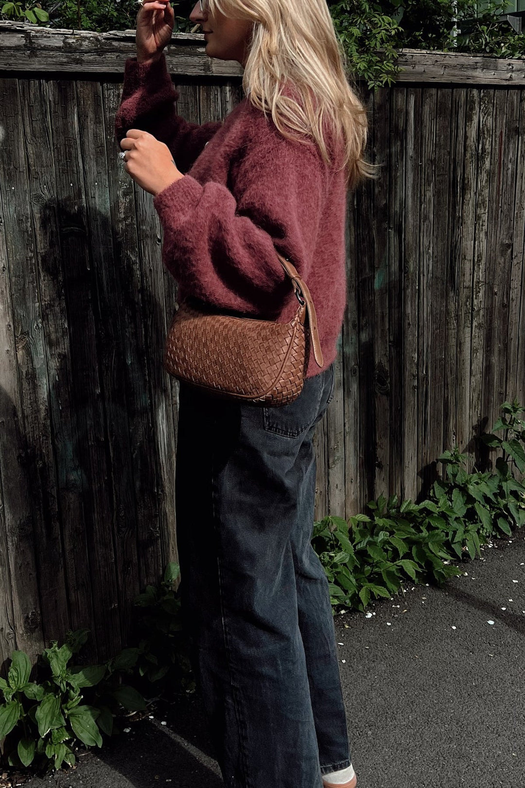 Kae knit cardigan-rust