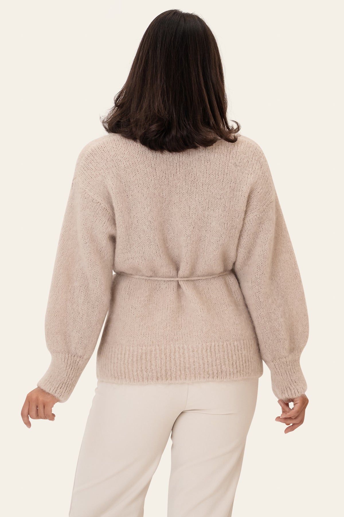 IdaIC Wrap Cardigan - Beige