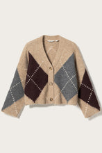 Last inn bildet i Galleri-visningsprogrammet, N - Laiana knit cardigan sand melange forhåndsbestilling
