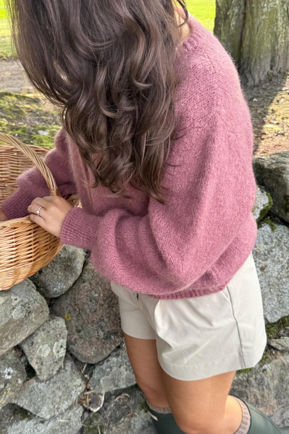 IdaIC Cardigan - Dusty Rose