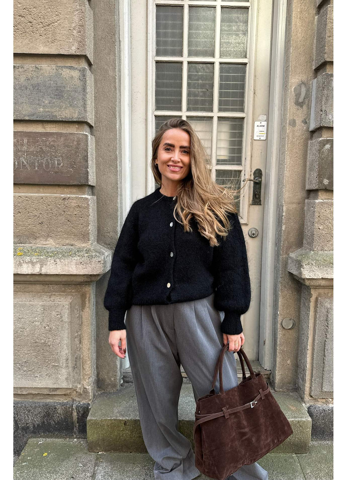 Ida IC svart cardigan