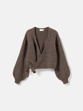 Last inn bildet i Galleri-visningsprogrammet, N-maelee knit cardigan timer Brown melange
