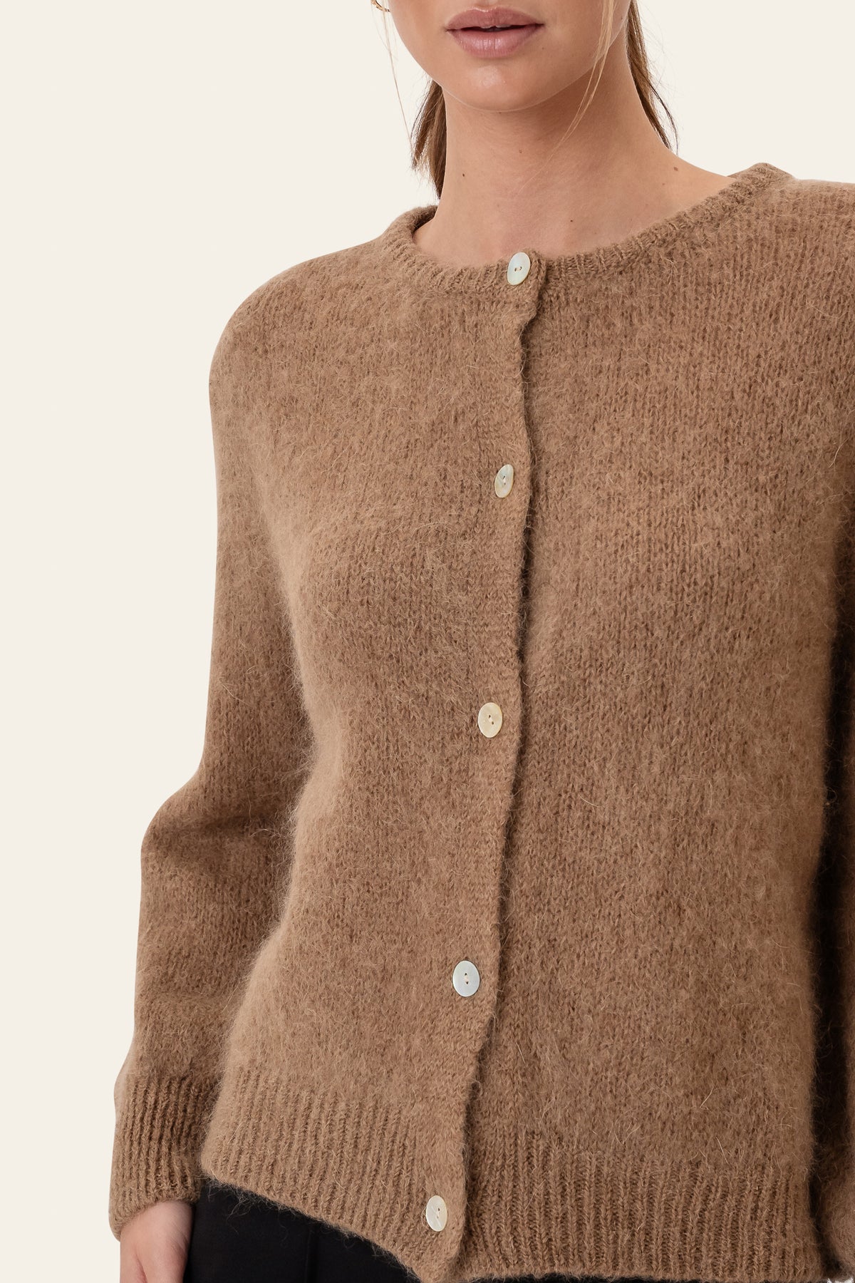 IdaIC Cardigan - Camel