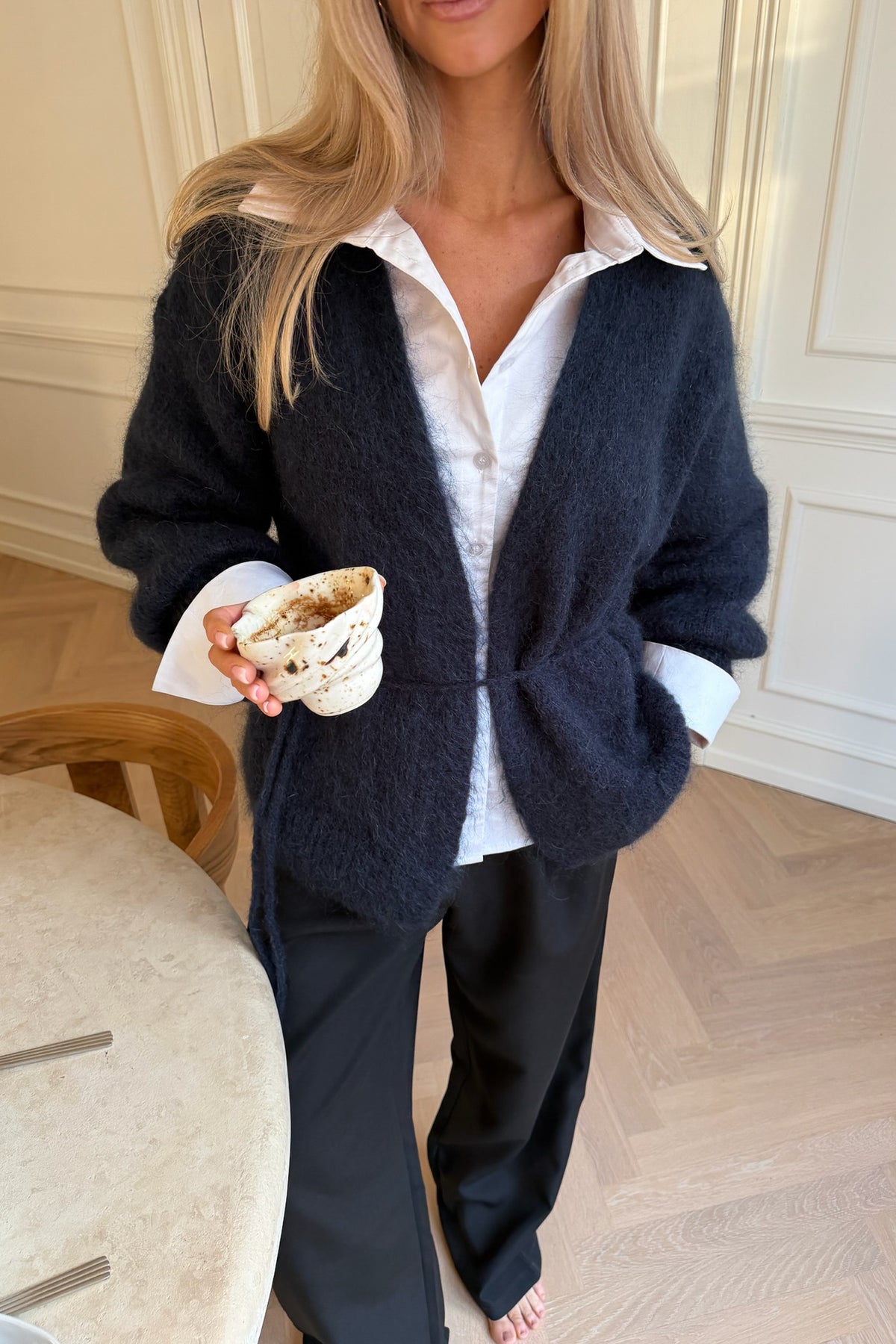 IdaIC Wrap Cardigan - Navy