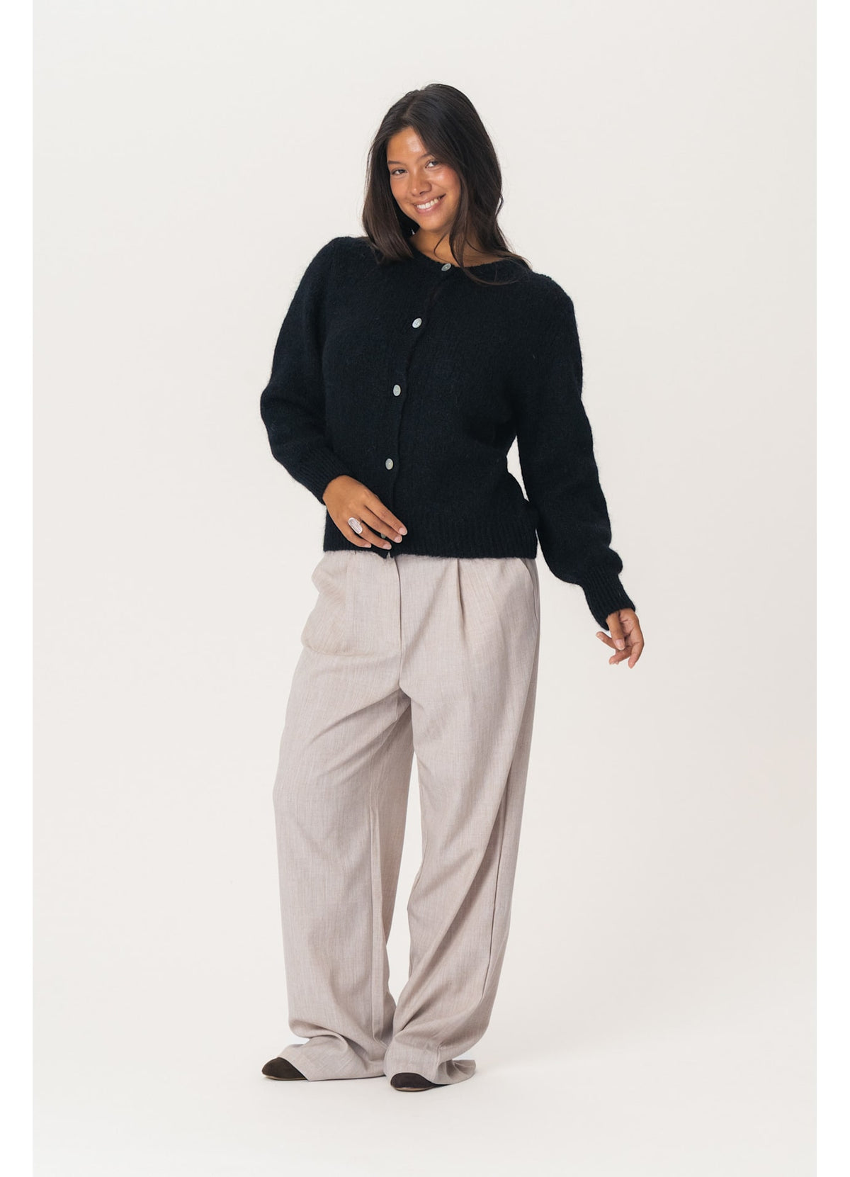 Ida IC svart cardigan