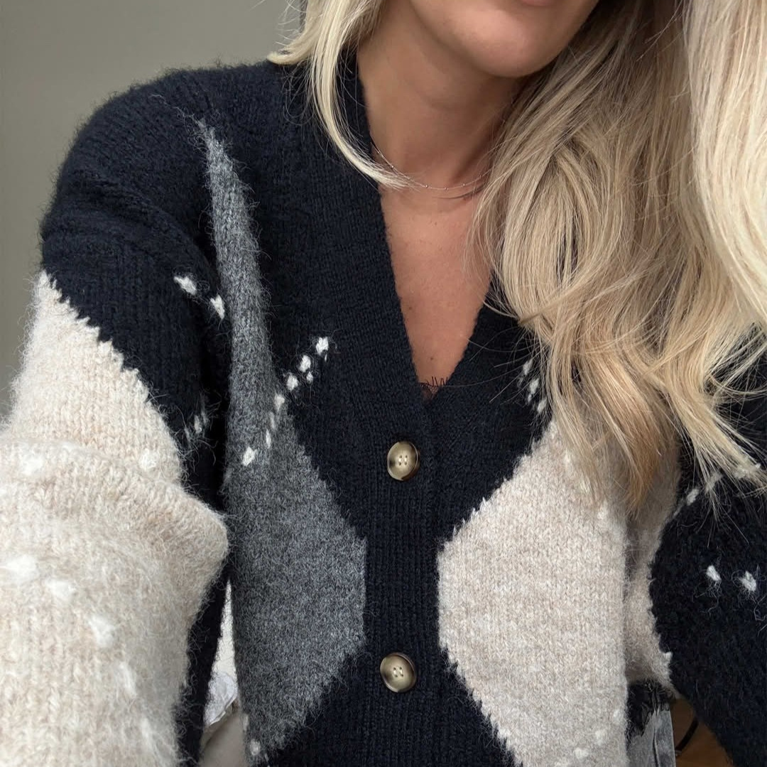 N laiana knit cardigan navy