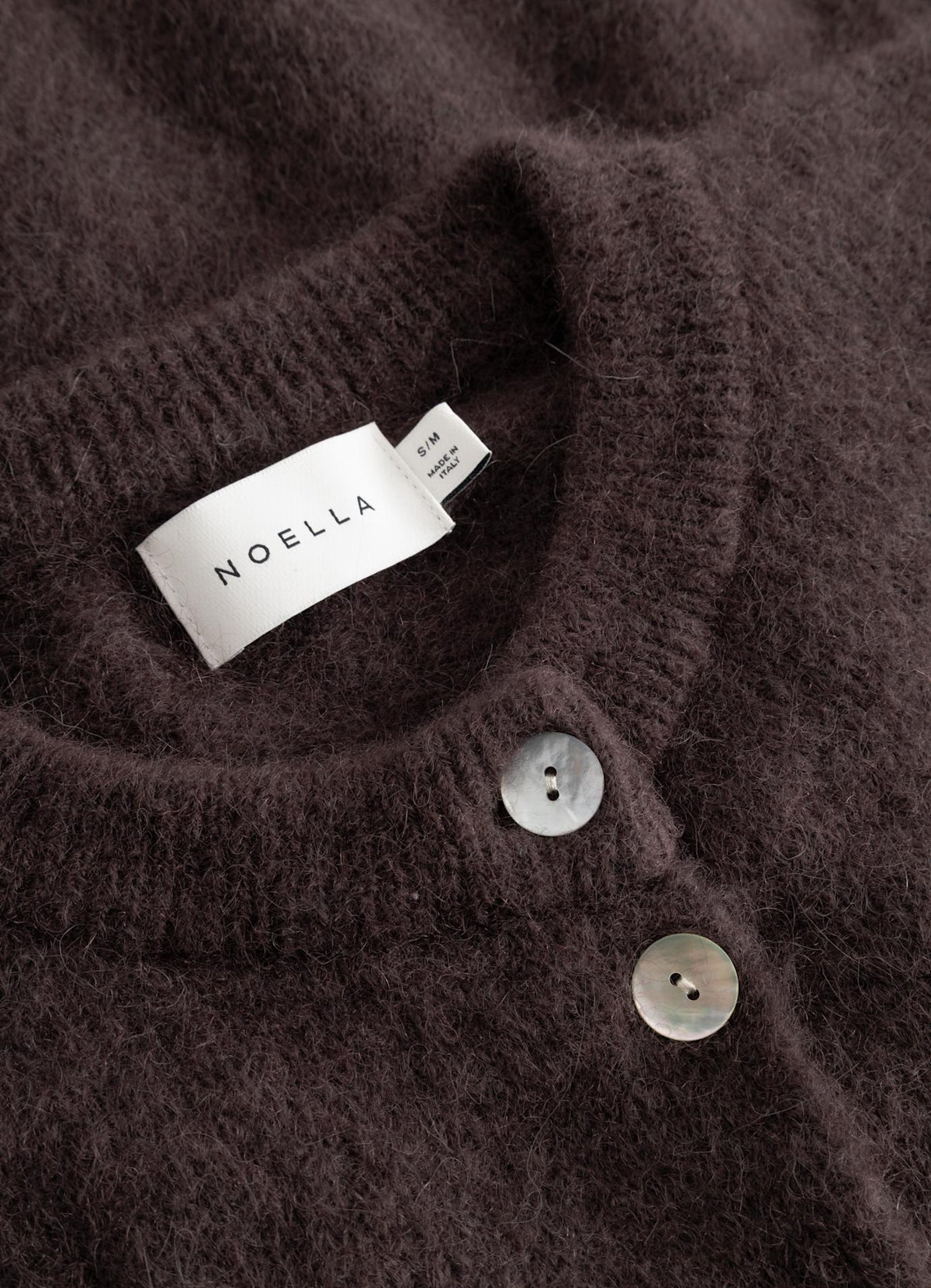 Kae knit cardigan dark chocolate
