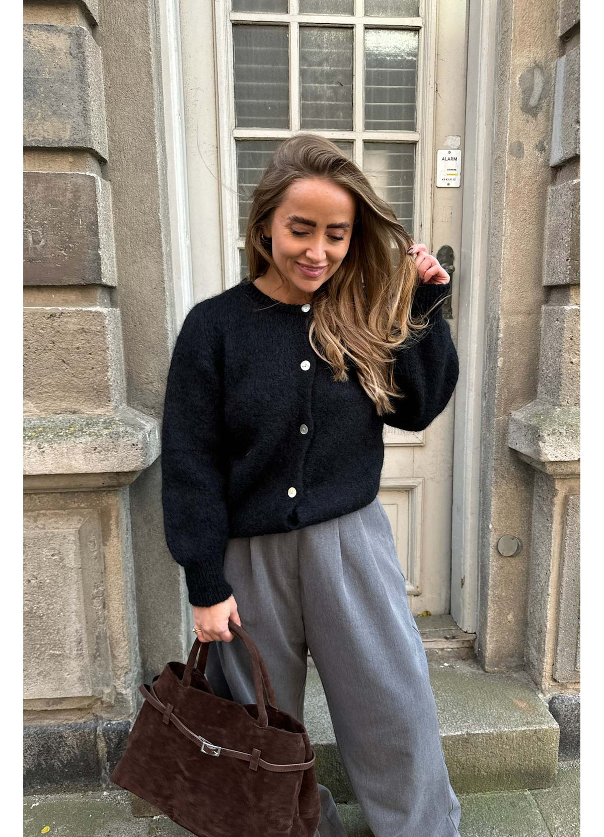 Ida IC svart cardigan