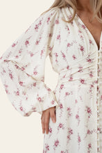 Last inn bildet i Galleri-visningsprogrammet, Adaic long dress offwhite vintage rose
