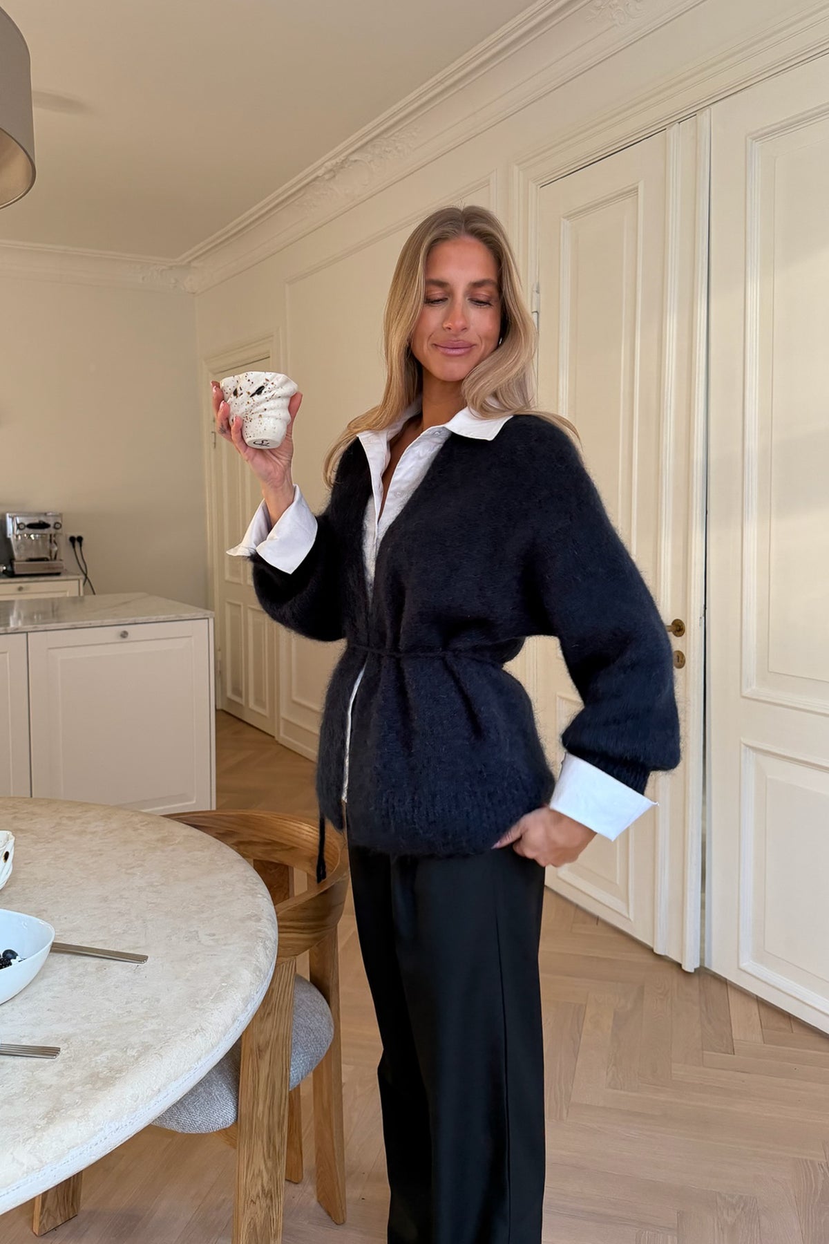 IdaIC Wrap Cardigan - Navy