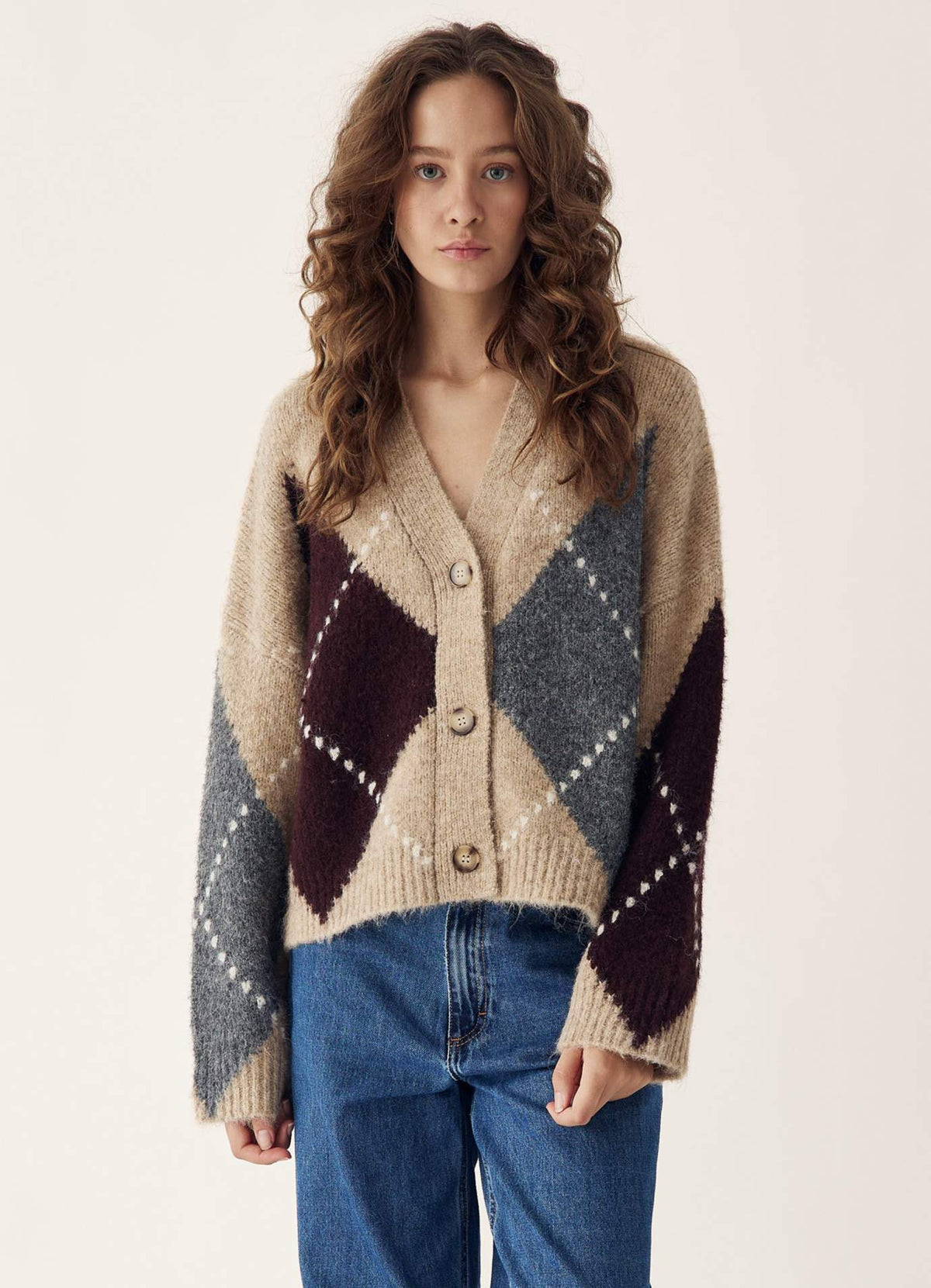 N - Laiana knit cardigan sand melange