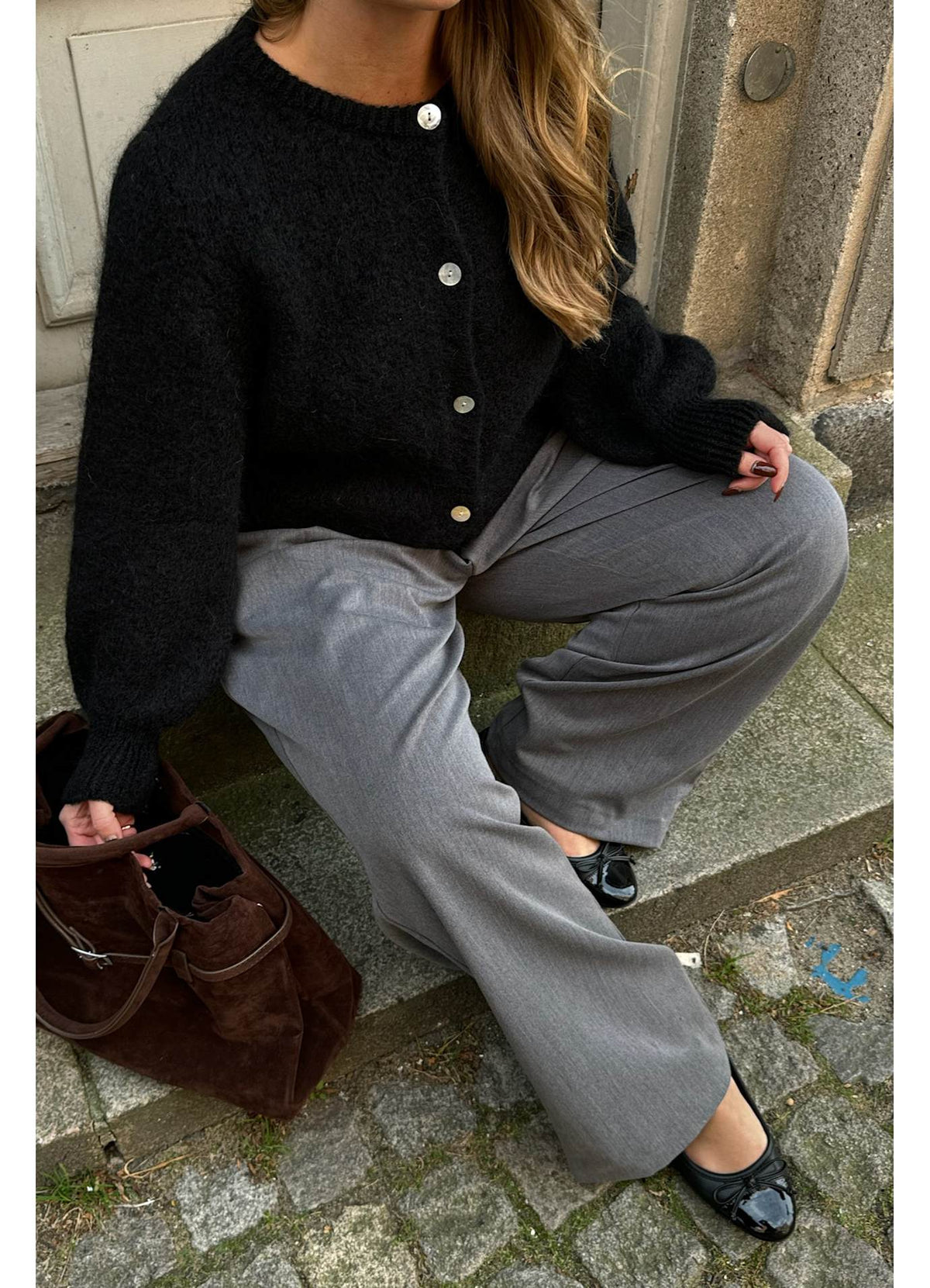 Ida IC svart cardigan
