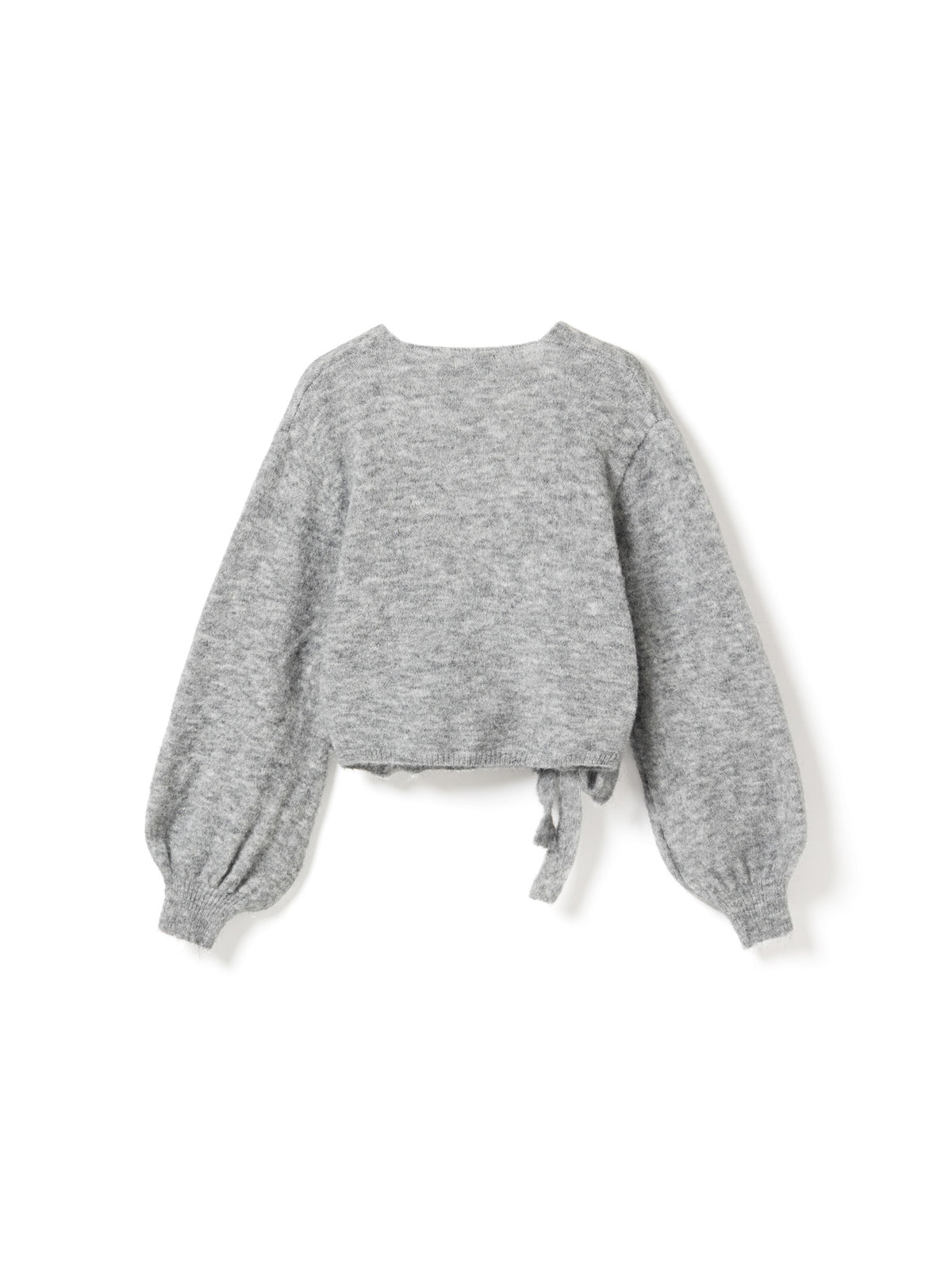 N-maelee knit cardigan medium grey melange